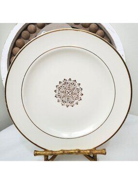 Good Housekeeping Golden Lace 22 KT Gold USA Dessert Saucer Plate Replacement